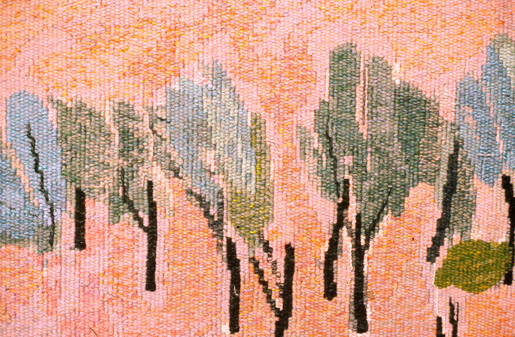 Red Gorge Two Views detail of watercolour drawing