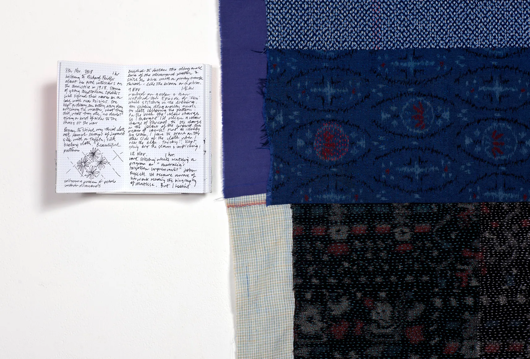 Day by Day Japanese cloths 2 with open book