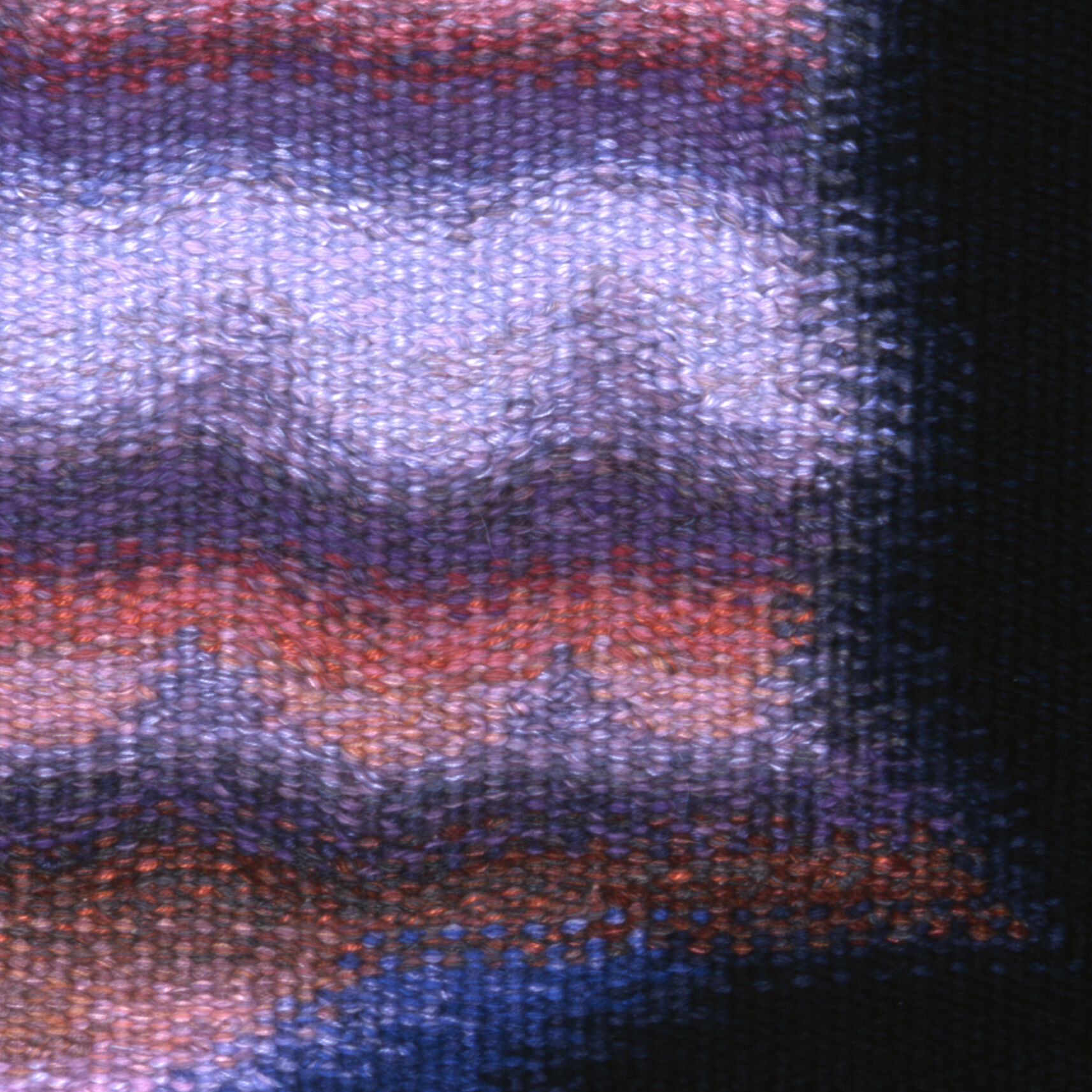 Waiting detail crochet rug